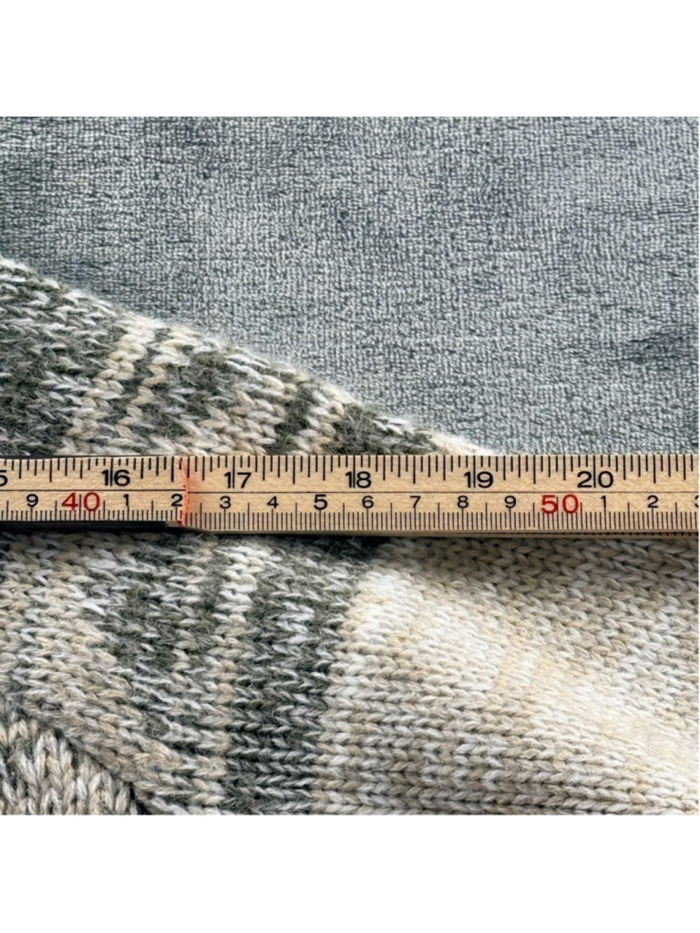 Triple Five Soul Women M Fair Isle Zip Cardigan Vintage Y2K Nordic Cream Sweater - Picture 12 of 12